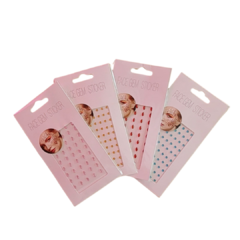 4 planchas de strass color mini - comprar online