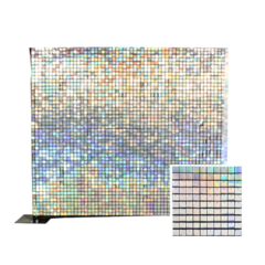 24 paneles shimmer wall plata holo liso