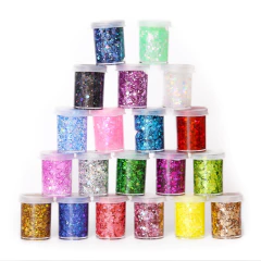 Glitter en gel 20 potes 20cc - comprar online