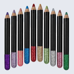 Delineador con glitter en internet