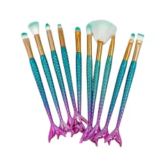 Set Brocha X10 Cola De Sirena