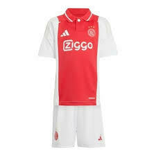 Kit Infantil Ajax Home 24/25 - Adidas - vermelho e branco