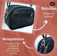 Combo Juliet: Bandolera doble + Billetera en internet