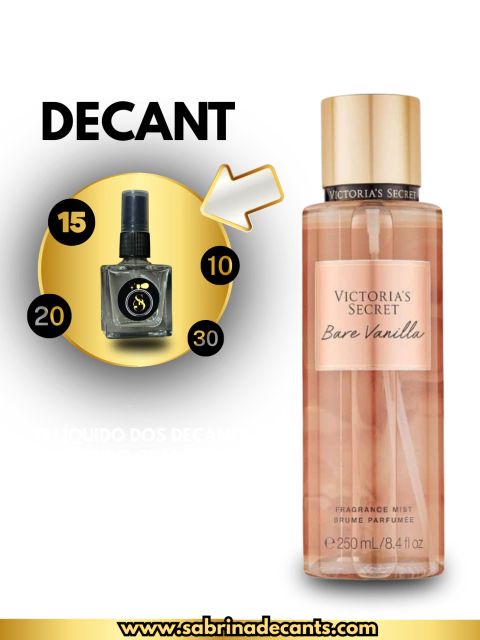 MAIS VENDIDO - Decant Bare Vanilla (Body Splash) - 10ml/20ml/30ml - Original Victoria's Secret - comprar online