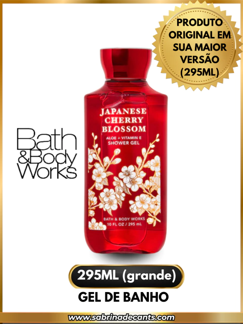 Gel de Banho 295ml Japanese Cherry Blossom - Bath&Body Works (BBW)