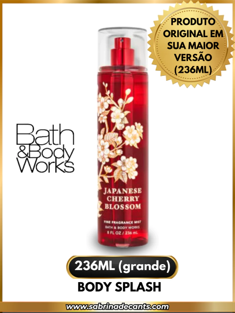 Body Splash 236ml Japanese Cherry Blossom - Bath&Body Works (BBW)