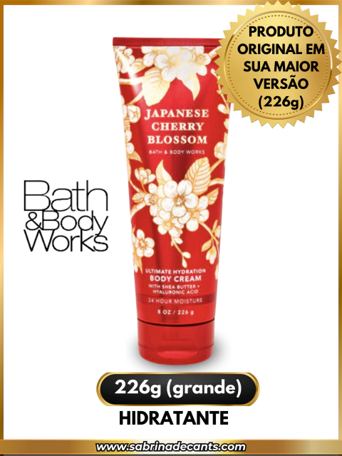 Hidratante 226g Japanese Cherry Blossom - Bath&Body Works (BBW)