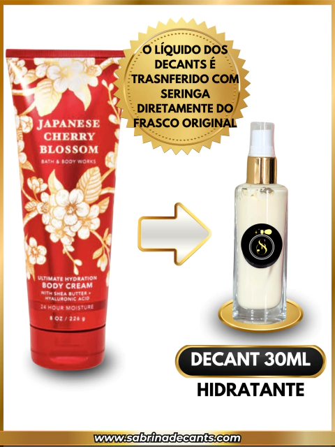 Decant 30ml Hidratante Japanese Cherry Blossom - Bath&Body Works (BBW)