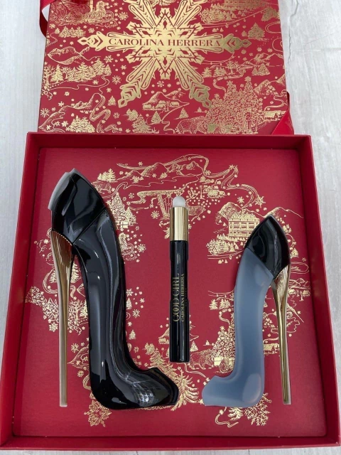 Kit Good Girl 80ml (Eau de Parfum) + Hair Mist 30ml + Caneta em Spray 10ml para viagem. - comprar online