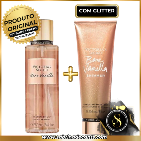 Kit Bare Vanilla (Body Splash Trad + Hidratante Shimmer) - Victoria's Secret