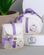 COMBO KIT BOLSA MATERNIDADE + KIT BERÇO LILÁS - comprar online