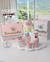 Kit Higiene Bebê Elefantinha - Completo com Kit Higiene, Farmacinha, Porta Fraldas e abajur