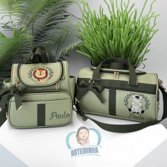 COMBO KIT BOLSA MATERNIDADE + KIT HIGIENE Safari - comprar online