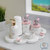 Kit Higiene Elefantinha florido com borboletinhas