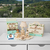 Kit Higiene Bebê Safari- Completo com Kit Higiene, Farmacinha, Porta Fraldas e abajur