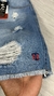 BERMUDA JEANS TOMMY HILFIGER BORDADO DESTROYED - LC Multmarcas
