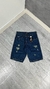 BERMUDA JEANS EMPORIO ARMANI BORDADO DESTROYED - comprar online