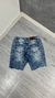 BERMUDA JEANS DIESEL BORDADO DESTROYED - loja online