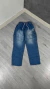 CALÇA CARGO JEANS DESTROYED na internet