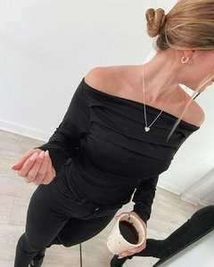 CAMISETA MODAL (NEGRO)