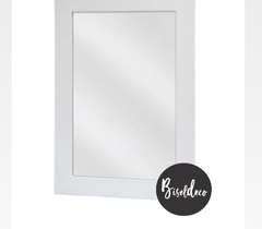 Espejo marco madera blanco laqueado - comprar online