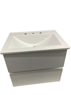 Imagen de Vanitory Lucrecia de colgar + 2 cajones en madera MDF laqueado