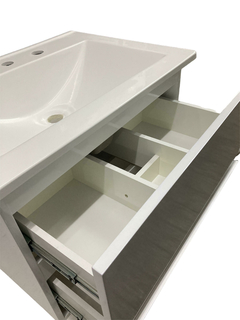 Vanitory Lucrecia de colgar + 2 cajones en madera MDF laqueado - tienda online