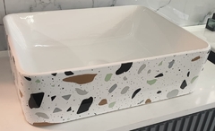 Bacha de apoyo porcelana rectangular beautiful 480x370x130 en internet