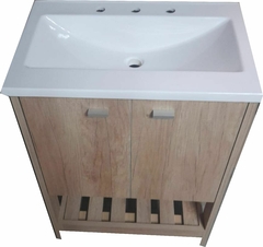 Vanitory sofia de pie conestante abierto con deck + 2 puerta en melamina + bacha - comprar online