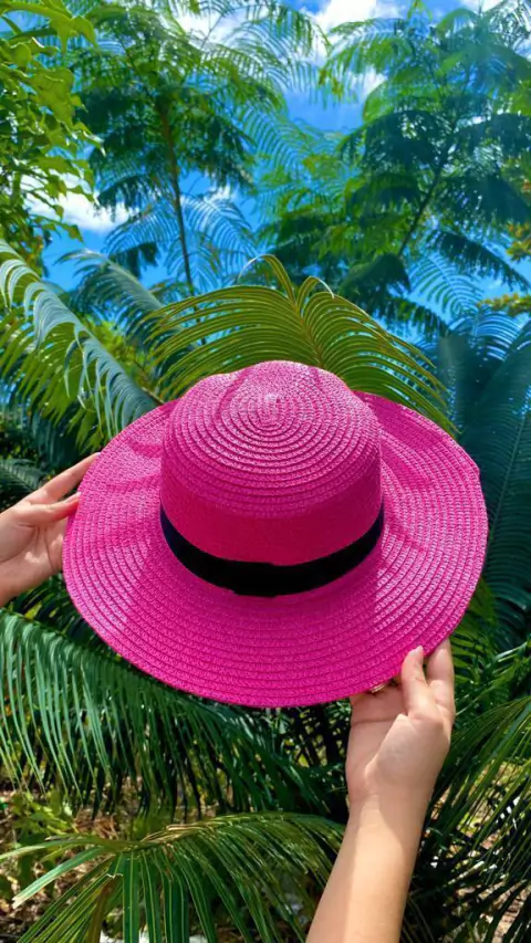 CHAPEÚ TROPICAL ROSA