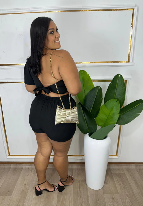 Macaquinho plus size Débora - comprar online