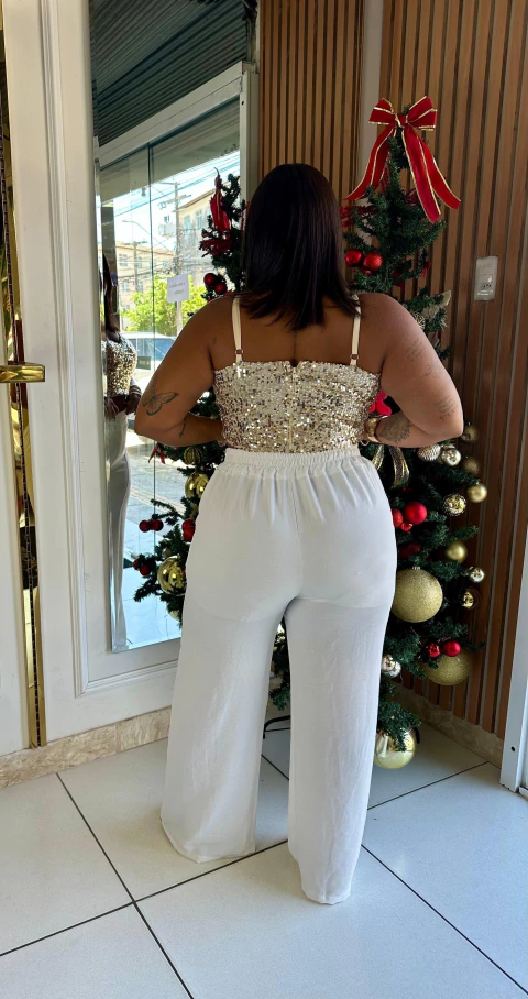 Calça Pantalona plus size - comprar online