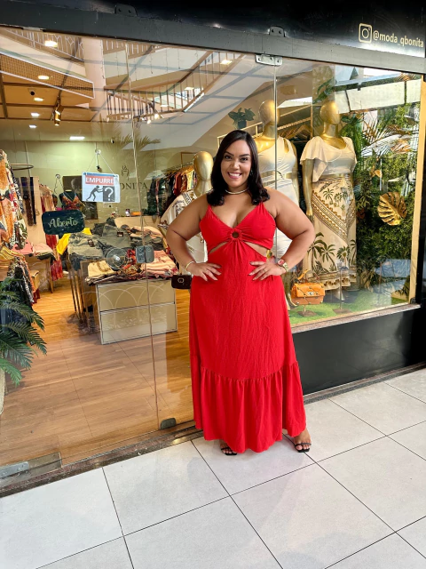 Vestido Longo Ciganinha - comprar online