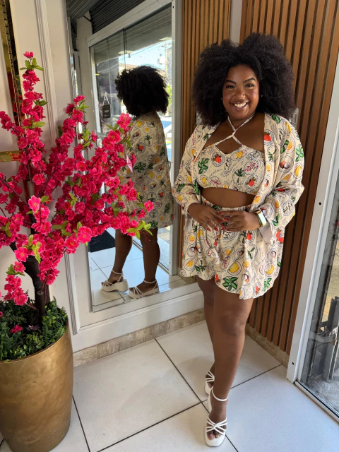 Trijunto plus size luane - comprar online