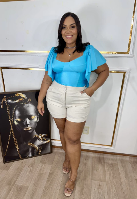 Croped Beach Gloss- Plus Size - comprar online