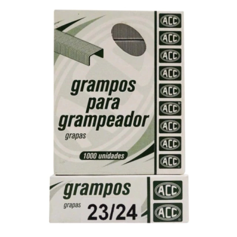 Grampo Galvanizado 23/24 - C/1000 Und - ACC