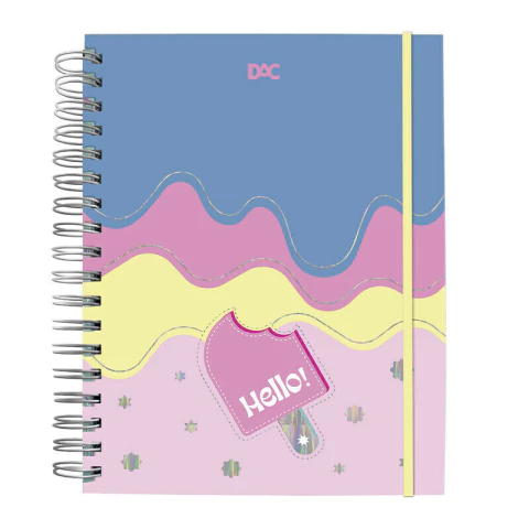 Caderno Smart - Mini - 10 Divisórias - 80 Fls - Hello - Dac