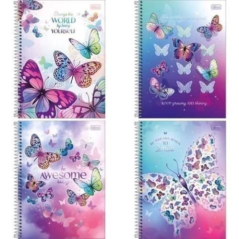 Caderno - 10 Matérias - Daisy - 160 Fls - Tilibra