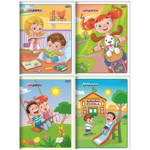 Caderno Brochura 1/4 Flex 96 Folhas - Jandaia