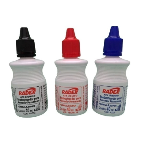Reabastecedor para Marcadores Permanente - 40ml - Radex
