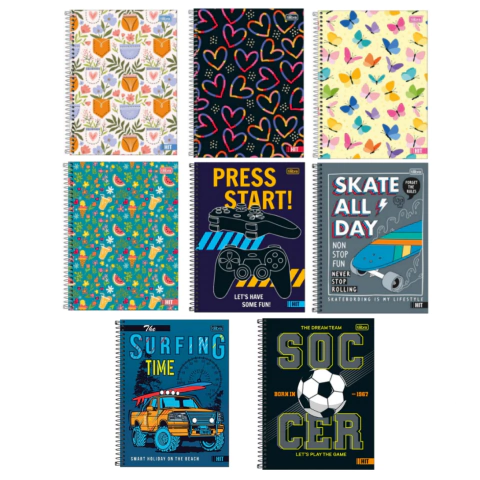 Caderno - 10 Matérias - 160 Fls - Hit - Tilibra