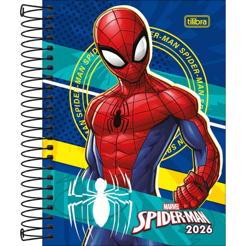 Agenda Escolar - 2026 - Spider-Man - 176 Fls - Tilibra