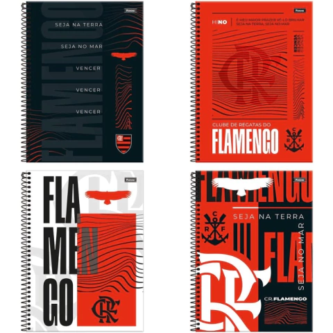 Caderno - 1 Matéria - Flamengo - 80 Fls - Foroni