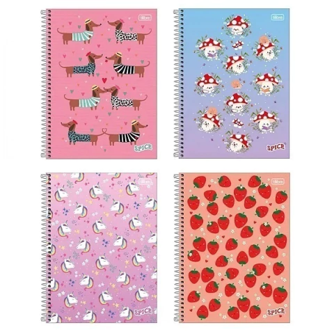 Caderno - 20 Matérias - Spice - 320 Fls - Tilibra