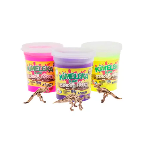 Kimeleka - Slime - Dinos Fóssil - Acrilex