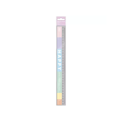 Régua - 30cm - Happy - Tilibra
