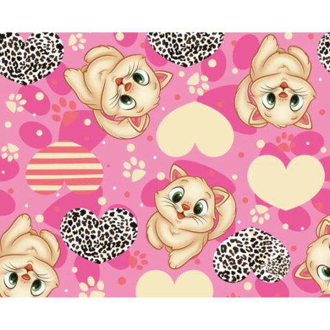 Saco de Presente - 30X45 - Pop Cat - Gala