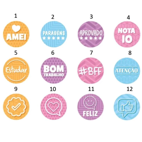 Carimbos Stamp - Pedagógico - Cis