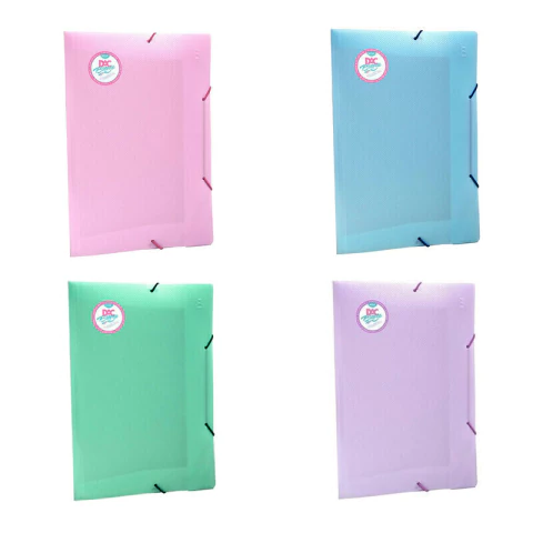 Pasta C/ Elástico - Ofício - Breeze - Tom Pastel - Dac