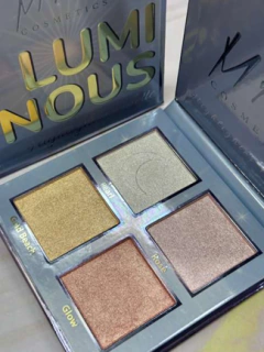 PALETA DE ILUMINADORES LUMINOUS X4 MYK ORIGINAL en internet